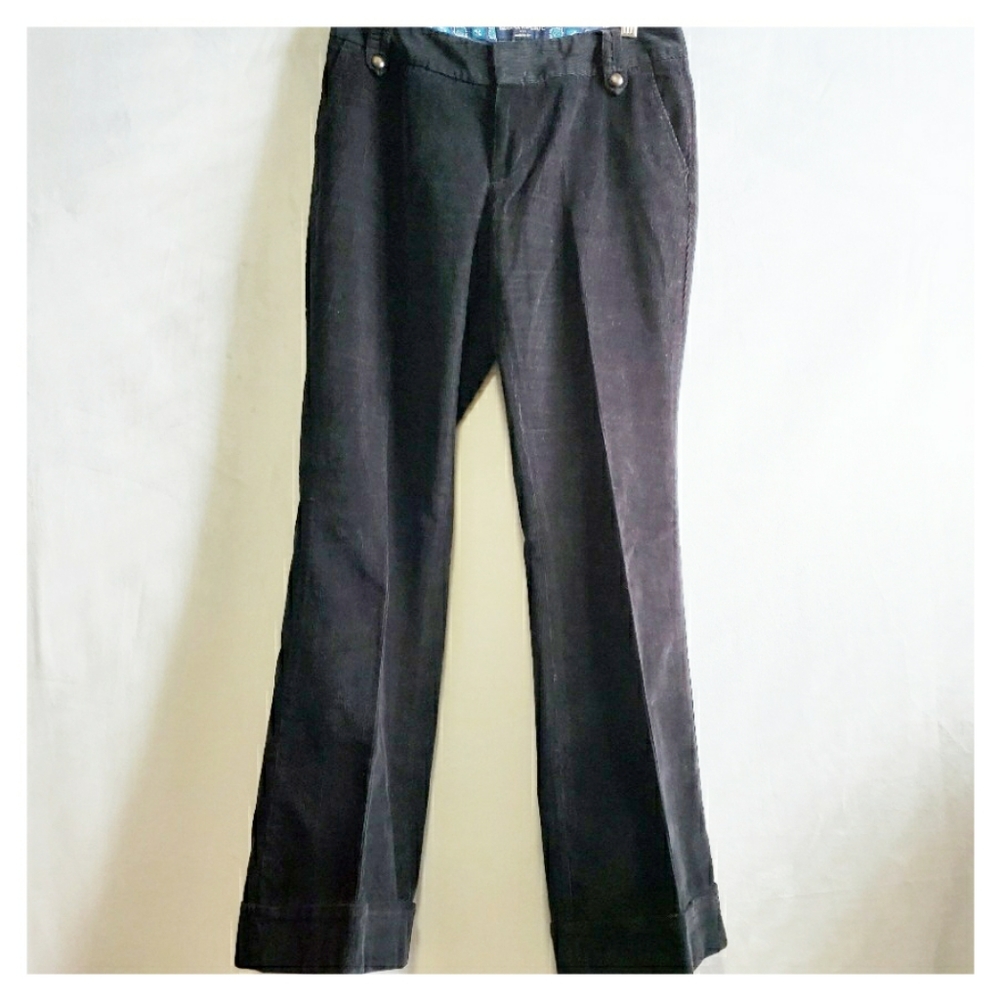 Banana Republic black corduroy pant size 6S